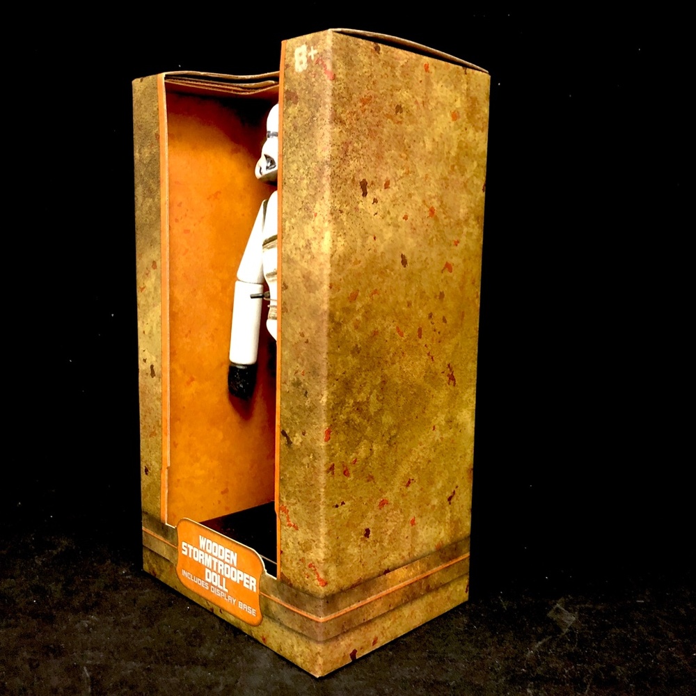 Disney Parks Star Wars Galaxy's Edge Wooden Stormtrooper Doll Toy Figurine - NEW - Picture 4 of 4